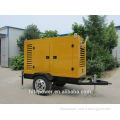 Factory price !!!280kw 50dba super silent diesel generator with wheels